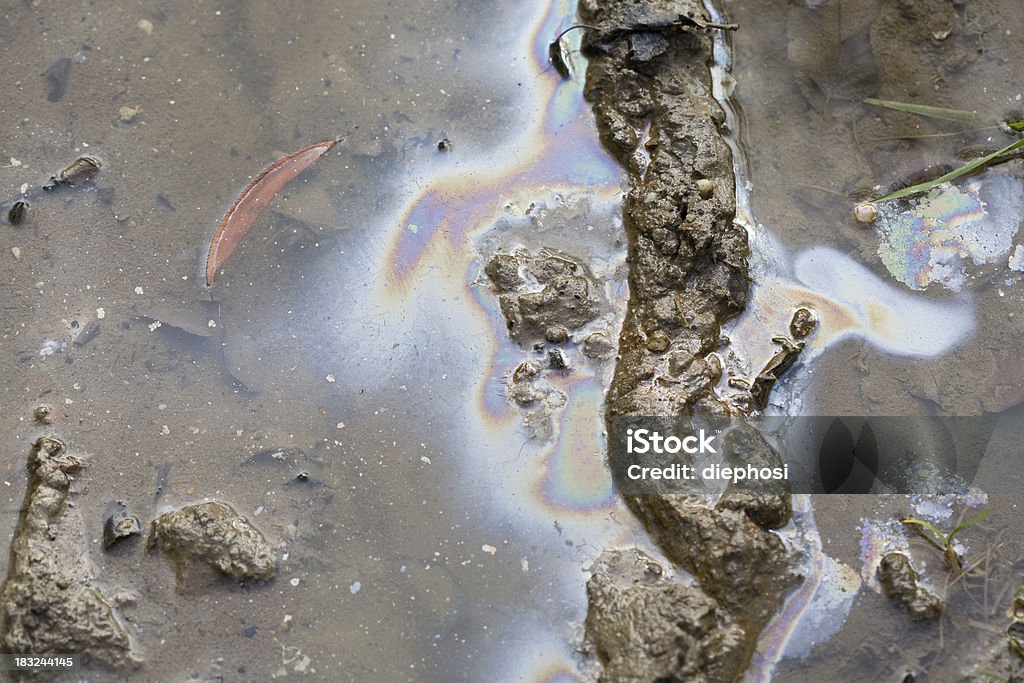 Oil spill - Lizenzfrei Erdöl Stock-Foto