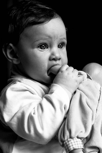 istock Baby Girl and doll 183244586