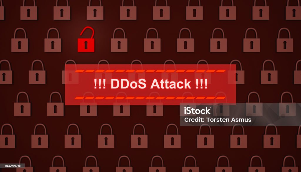 Ddos Simple Picture Ddos Attack Stock Illustration - Download Image Now - Alertness, Banner ...