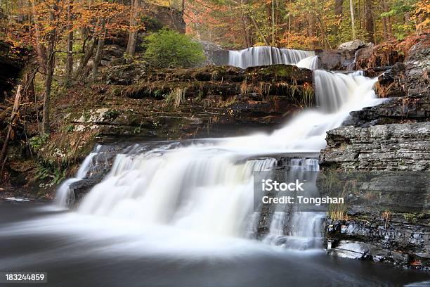 Photo libre de droit de Chutes Et Automne banque d'images et plus d'images libres de droit de Comté de Pike - Comté de Pike, Pennsylvanie, Automne