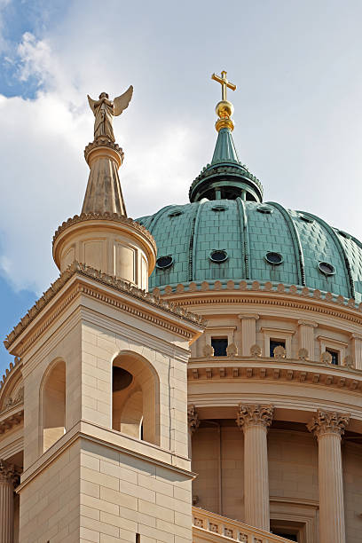 istock Cupola of the Nicolas Church (Nikolaikirche) 183245247
