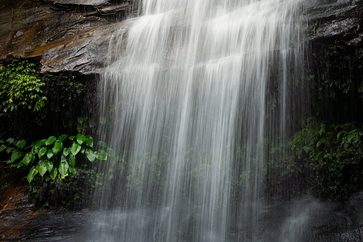 A majestic Bigaho Waterfallsm, Port barton, Palawan, Philippines