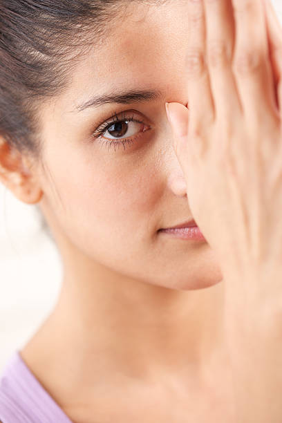 istock Young Hispanic woman with hands together 183245895