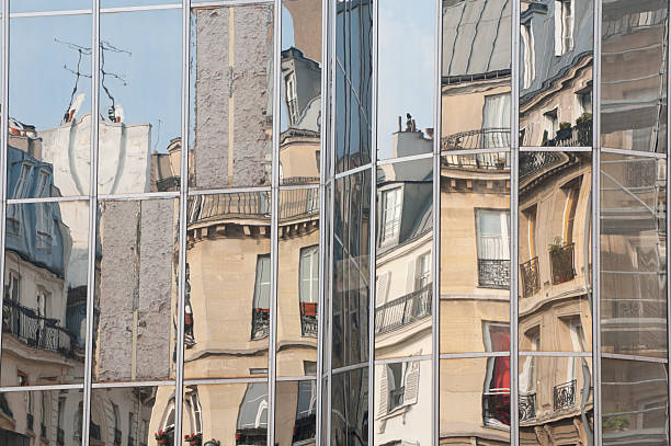 istock old and new - modern reflection of 19th century architecture 183245927