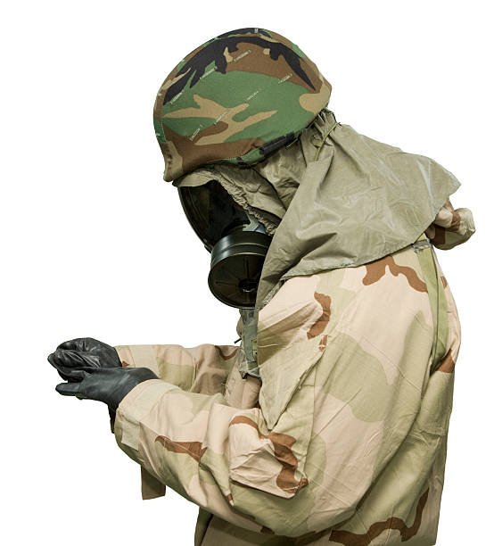 istock Donning some hazmat gloves 183246026