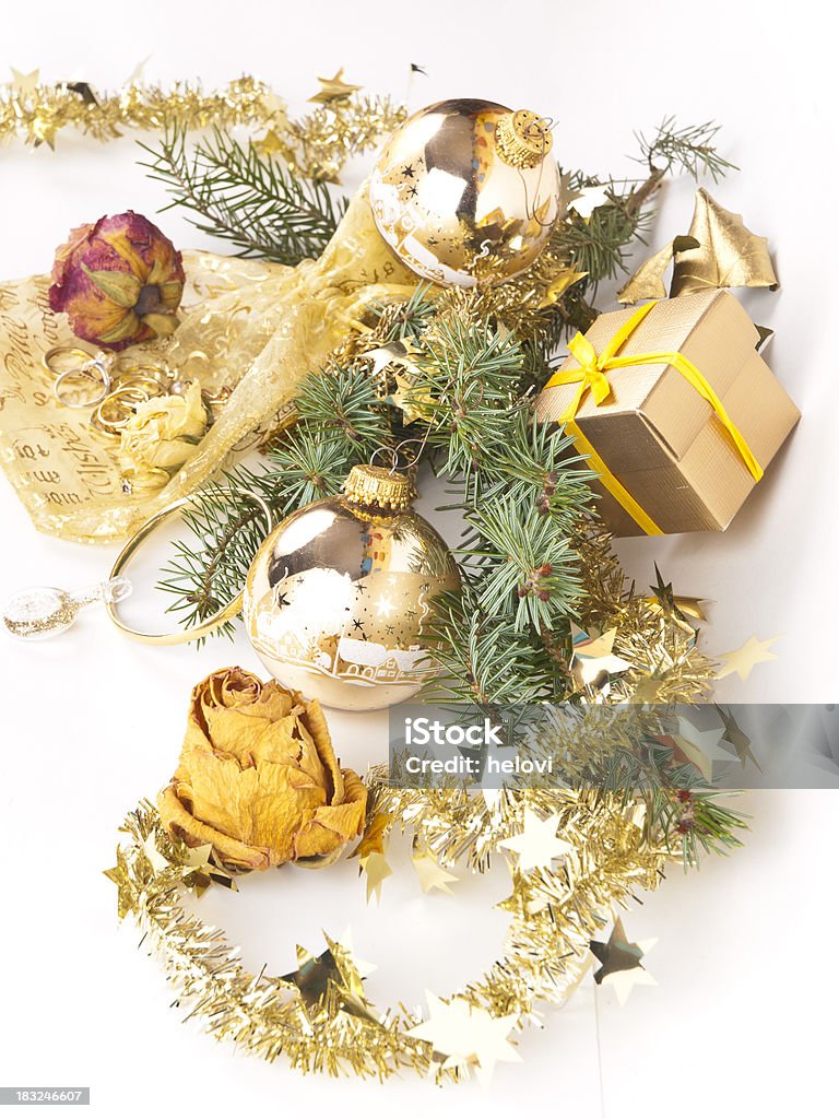 Decoração de Natal - Royalty-free Amarelo Foto de stock