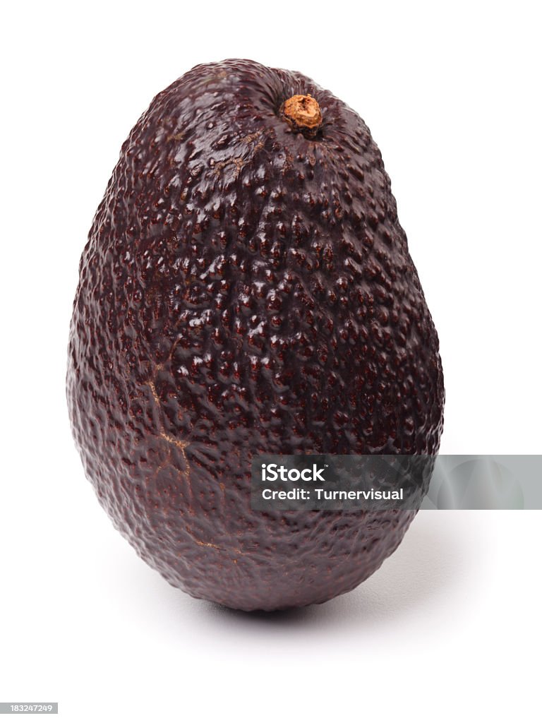 Avacado isolato su bianco - Foto stock royalty-free di Avocado