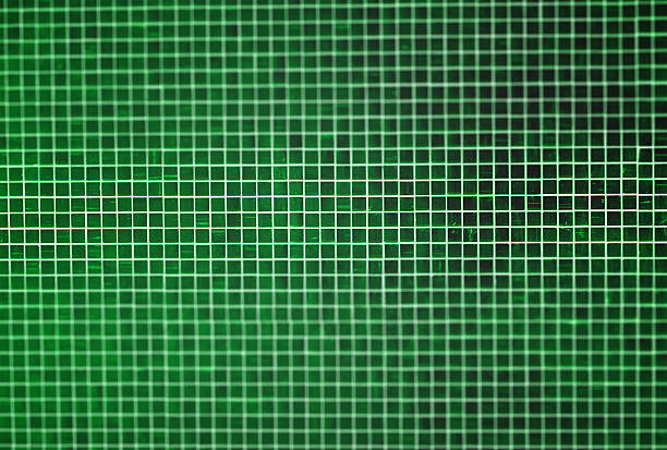 Green Tiles Texture Background Wall Pattern Tilt Shift Lens