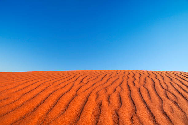 레드 전송하려 사구 맑은 날, 호주 노던 테리토리 - australian desert 뉴스 사진 이미지