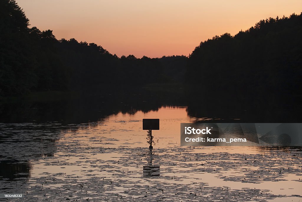 Bei Sonnenuntergang - Lizenzfrei Fließendes Gewässer Stock-Foto