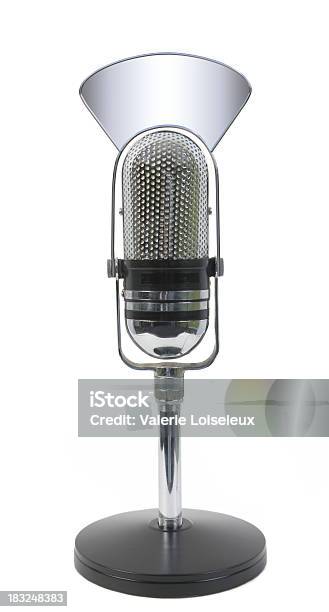 Microfone - Fotografias de stock e mais imagens de Microfone - Microfone, Rock And Roll clássico, Antigo