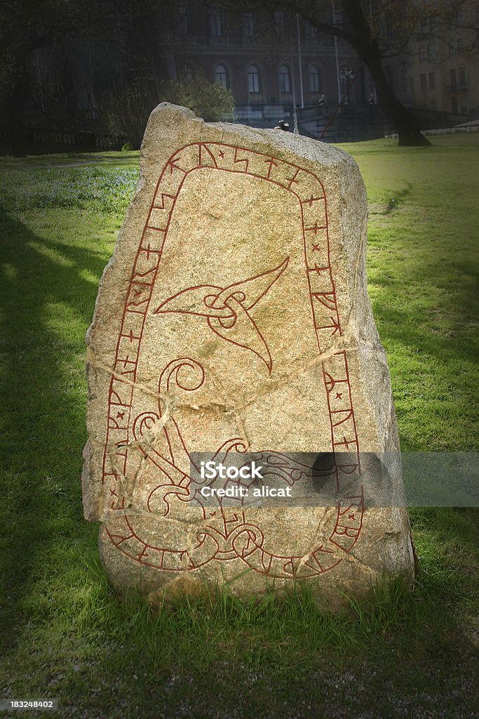 Rune Stone - Lizenzfrei Rune Stock-Foto