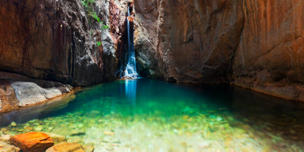 Waterfall and plunge pool in El Questro Gorge, Western Australia