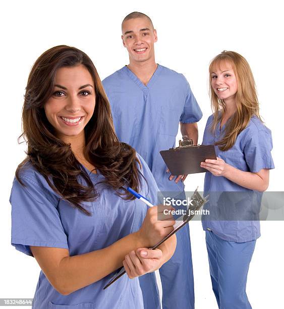 의료 팀은 2 간호사에 대한 스톡 사진 및 기타 이미지 - 간호사, 흰색 배경, 컷아웃