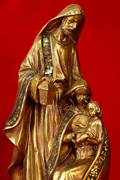 istock Gold Christmas Nativity Scene 183248703