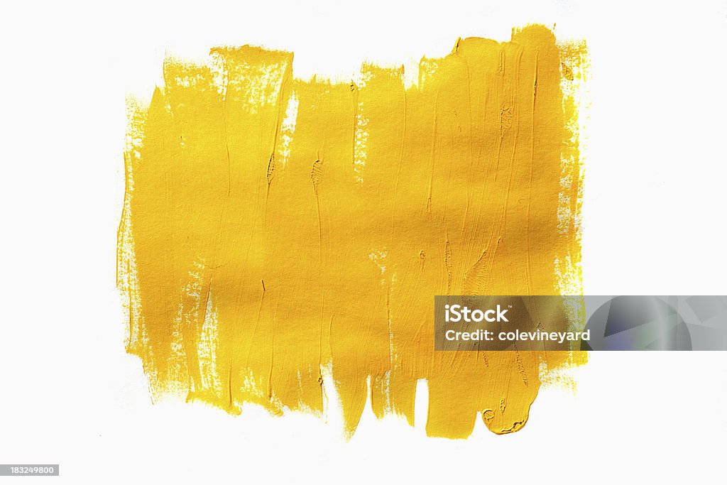 Tinta amarela - Royalty-free Tinta - Equipamento de Arte e Artesanato Foto de stock