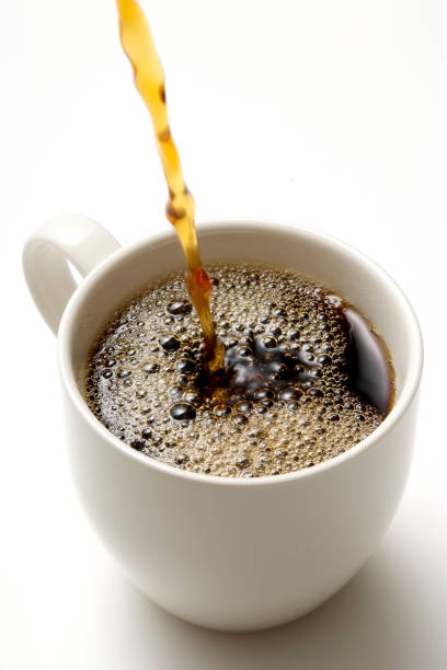 istock Isolated shot of pouring a fresh coffee on white background 183249817