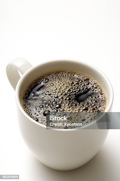 Isolated Shot Of A Cup Of Coffee On White Background Stock Photo - Download Image Now