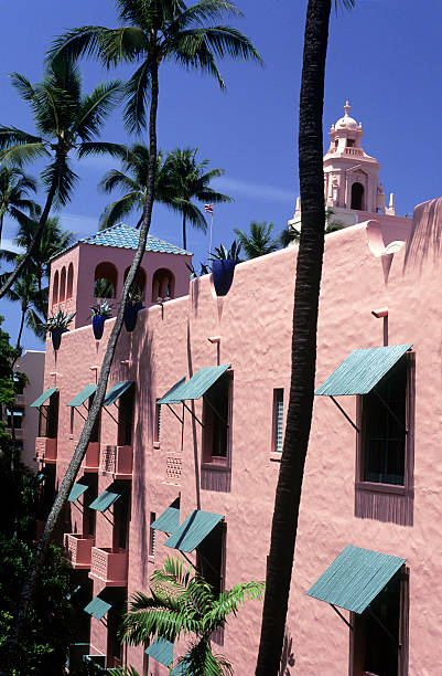istock USA Hawaii O'ahu, Waikiki Beach, hotel. 183250041