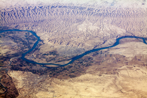 Río Tigris en el centro de Irak photo