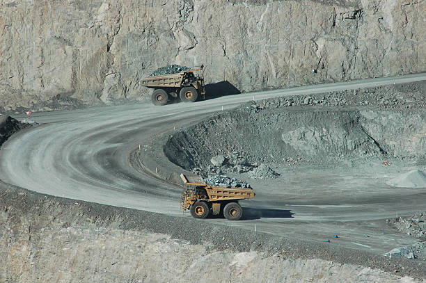 Pit Mining stock photo
