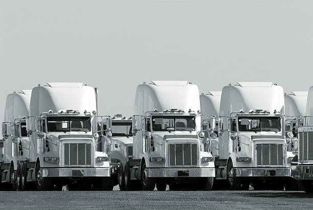 U s trucks Black and White Stock Photos & Images - Alamy