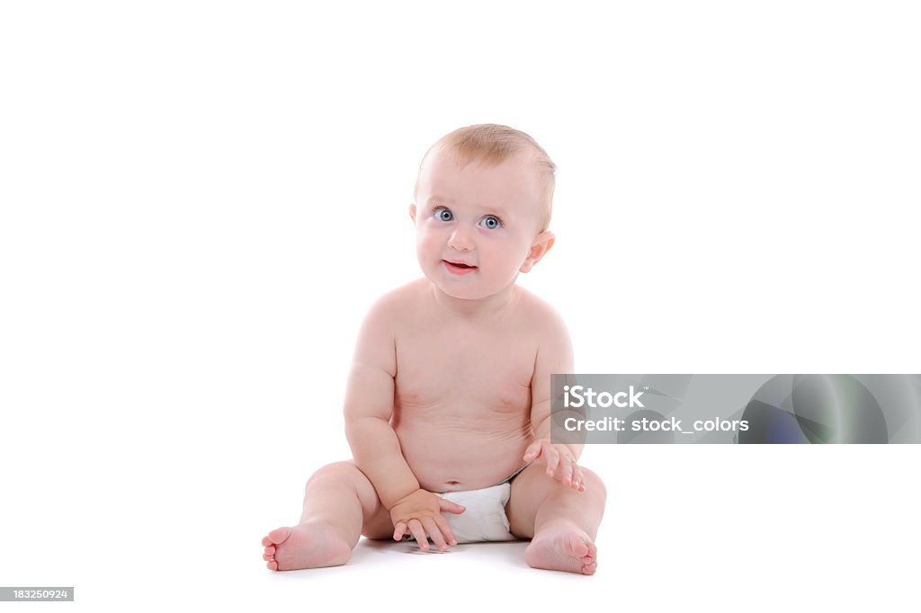 beautiful baby beautiful child with blue eyes. Cut Out Stock Photo