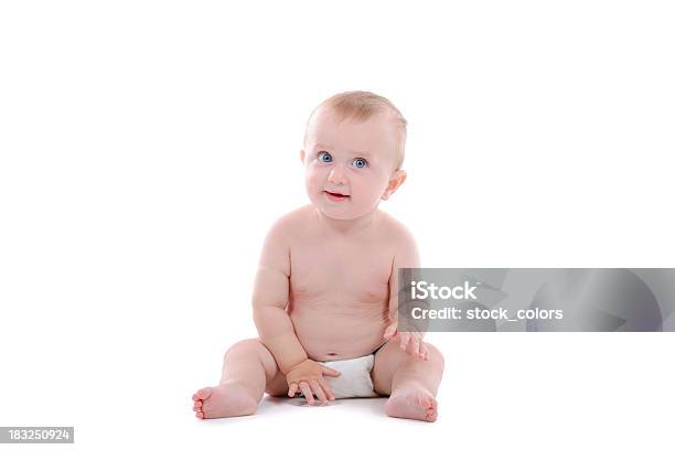 Beautiful Baby Stock Photo - Download Image Now - Cut Out, Babies Only, White Background