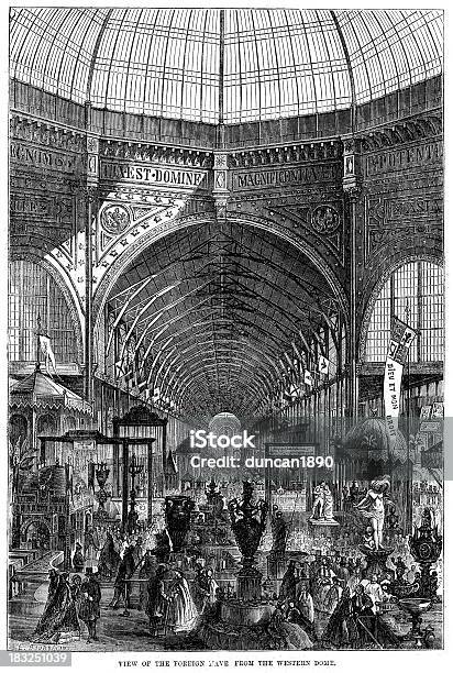 Exposition Universelle 1862 De Londres Vecteurs libres de droits et plus d'images vectorielles de 1860-1869 - 1860-1869, Affaires, Angleterre