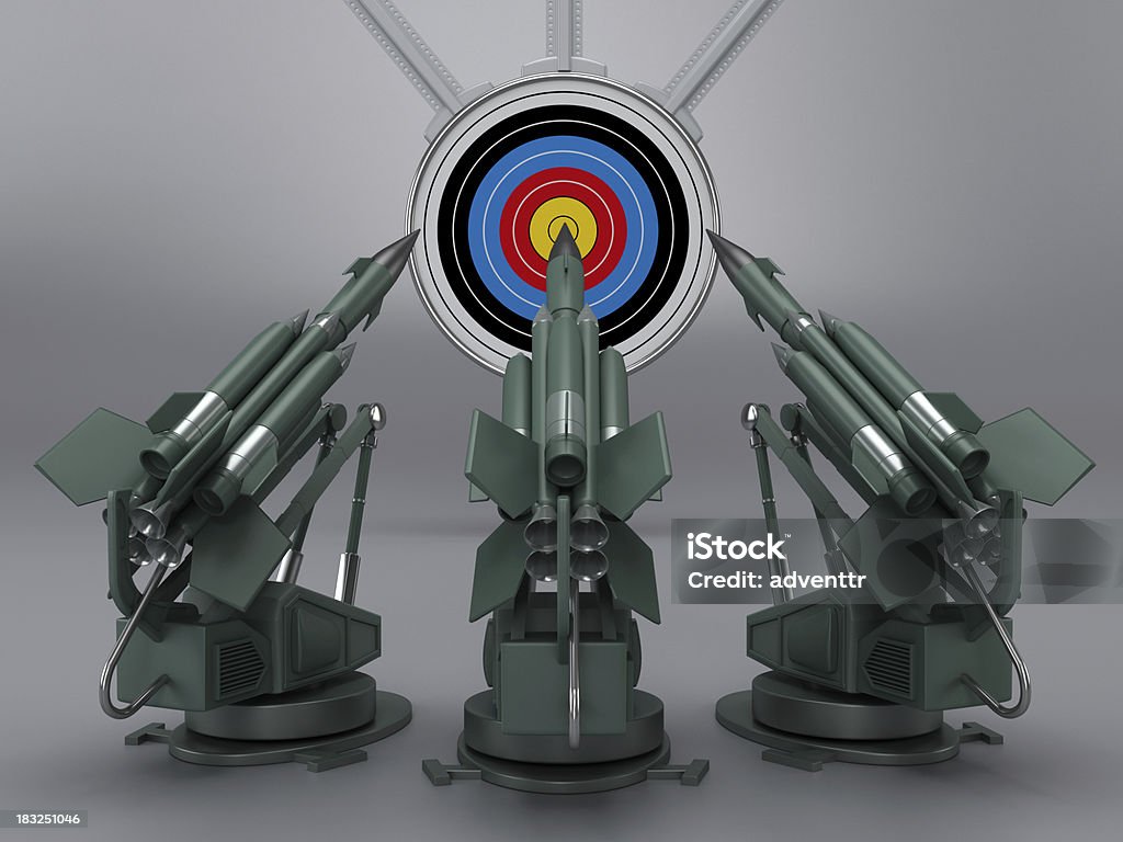 Missiles viser l'objectif - Photo de Acier libre de droits