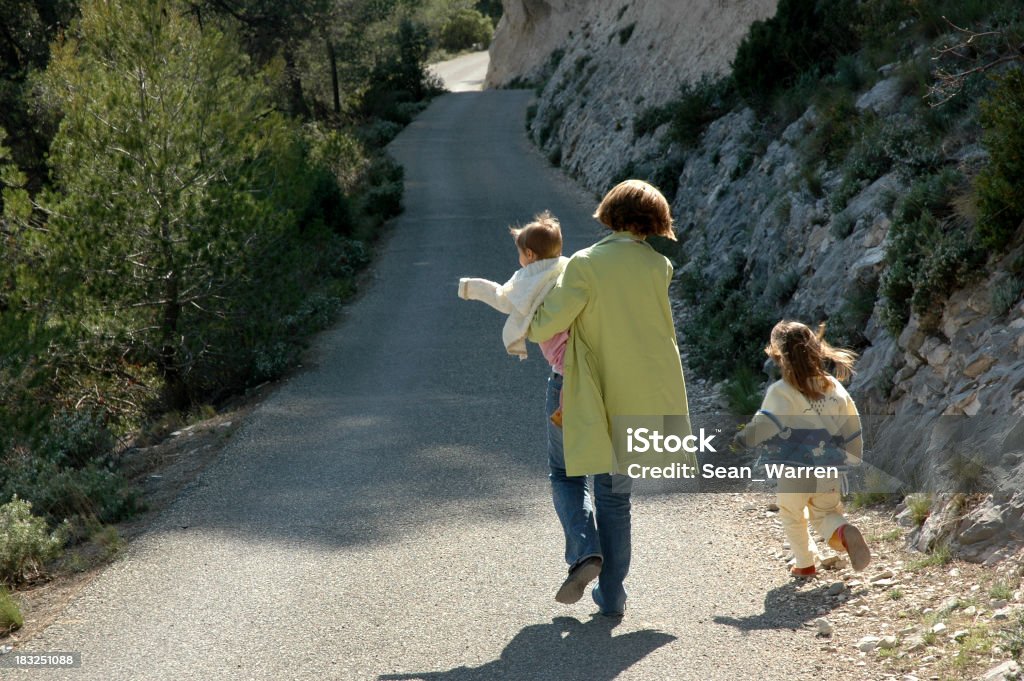 Mãe & crianças - Royalty-free Ansiedade Foto de stock