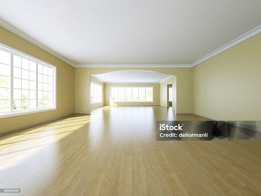 Empty Luxury House Interior Stock Photo - Download Image Now