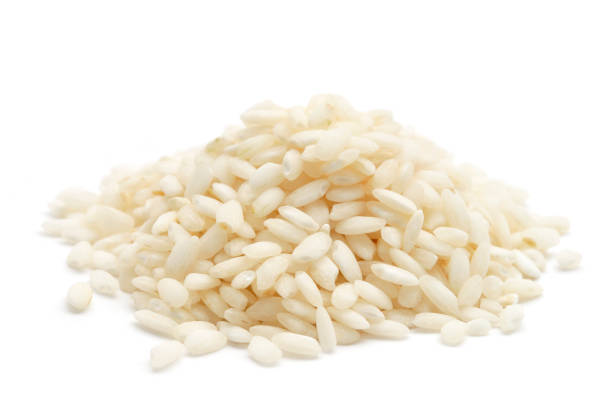 ryż arborio do risotto - rice cereal plant white rice white zdjęcia i obrazy z banku zdjęć