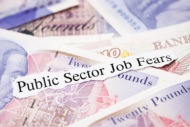 istock Public sector job fears headline text 183251491