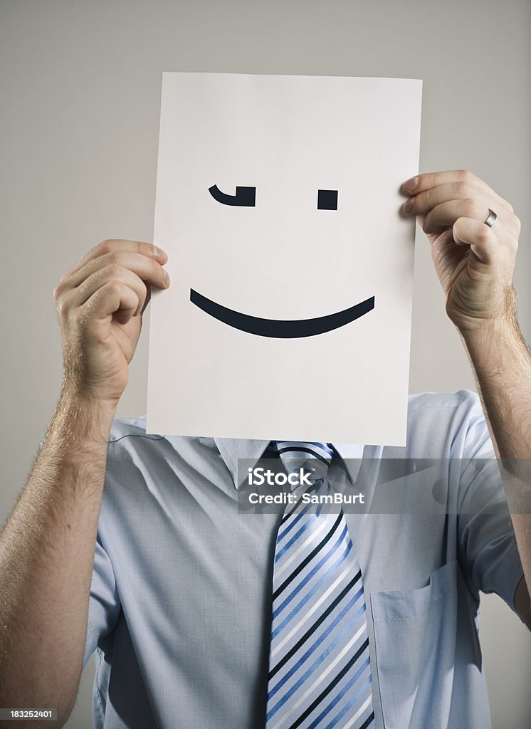 Negócios Emoticon Guy - Foto de stock de Adulto royalty-free