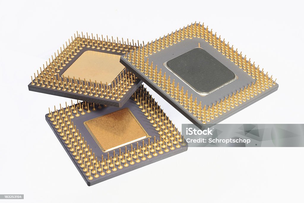arm Rationeel bolvormig Computer Processor Stock Photo - Download Image Now - Computer Chip,  Memories, Nostalgia - iStock