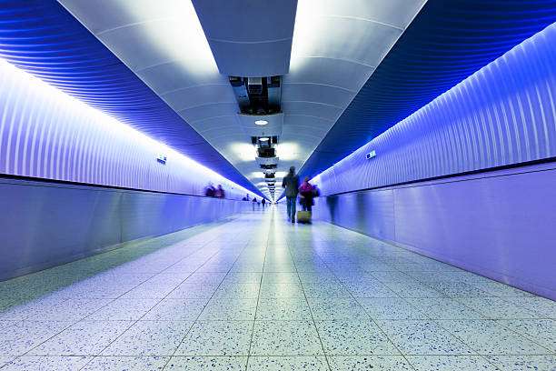 istock Airport Walkway Underground Tunnel 183254793
