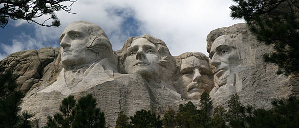 Mt. Rushmore (Large Panorama) stock photo