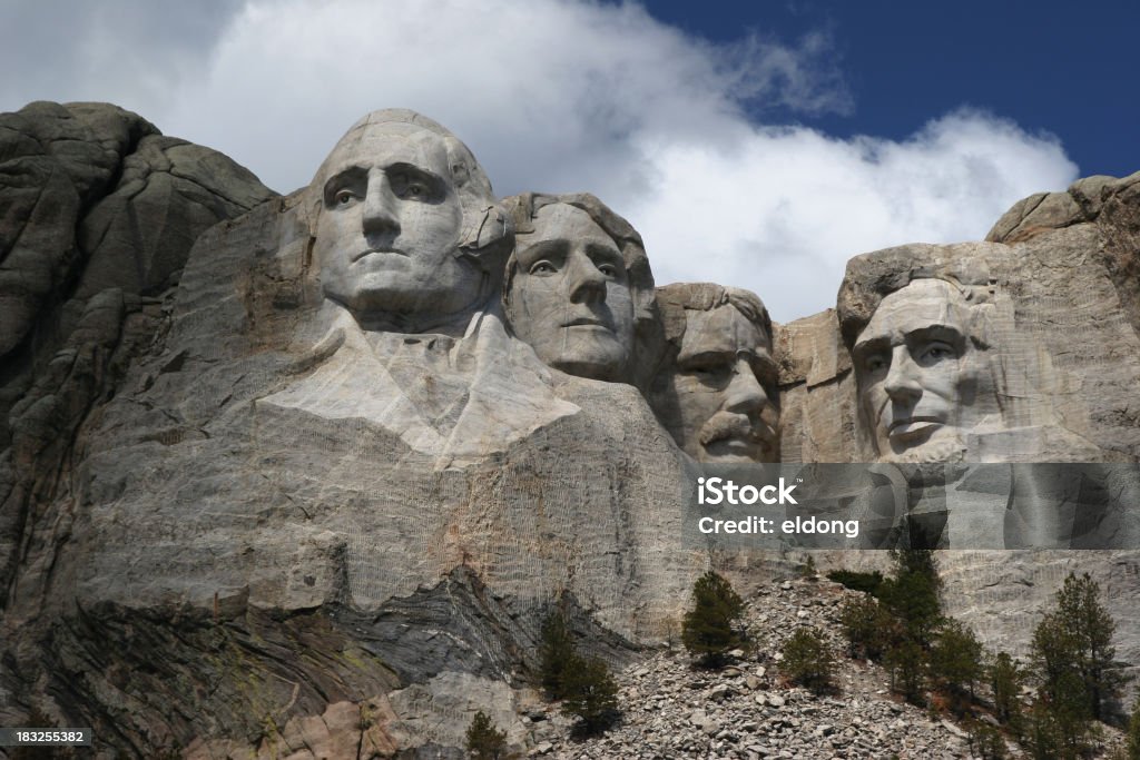 Magnífica monte Rushmore - Foto de stock de Abraham Lincoln libre de derechos