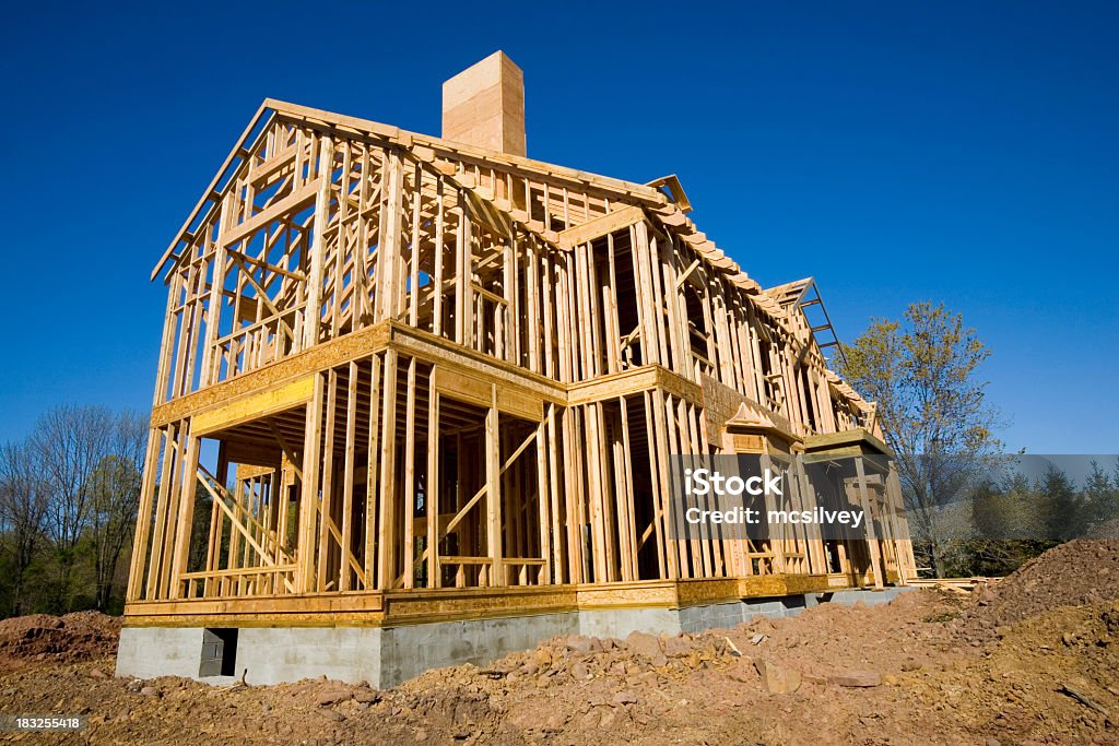 House Rahmung - Lizenzfrei Balkengerüst Stock-Foto