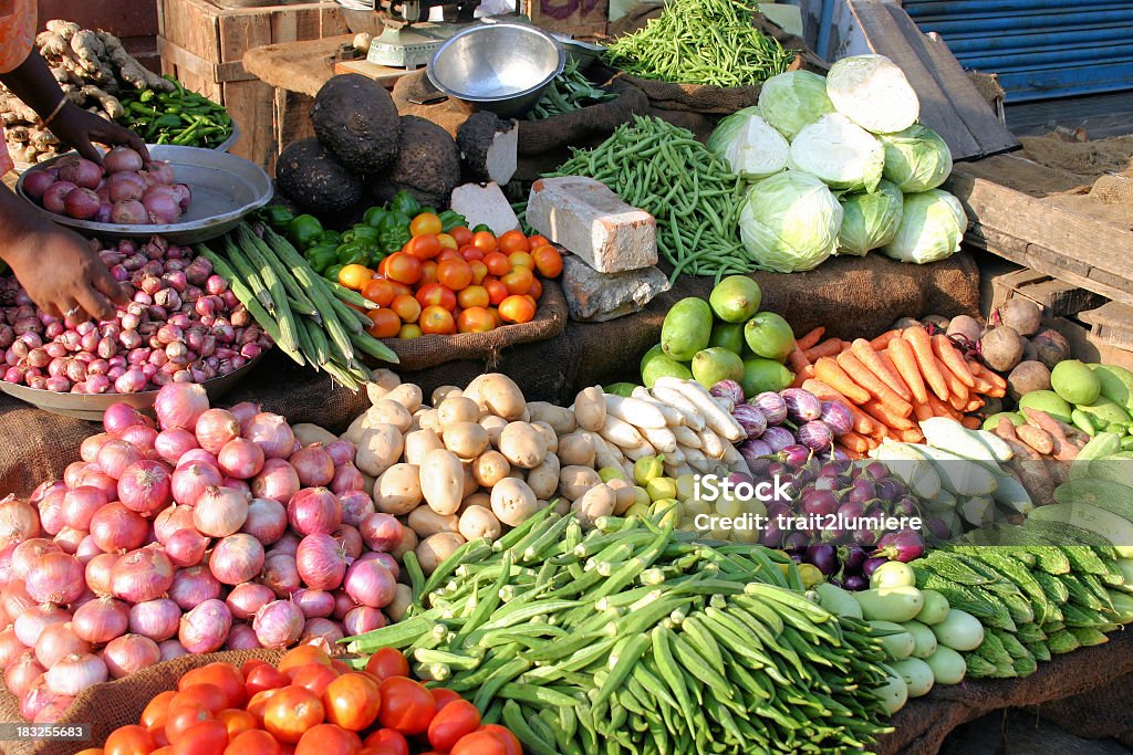 Индийский рынке - Стоковые фото Овощ роялти-фри