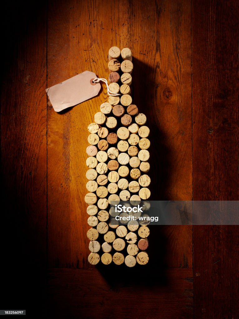 Cork garrafa de vinho - Foto de stock de Arranjo royalty-free