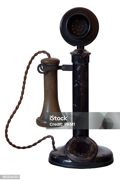 Old Antique Telephone Stock Photo - Download Image Now - Telephone, Old-fashioned, Old