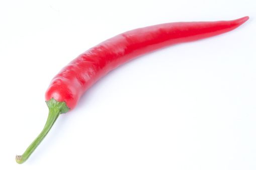 Chilli Individual Single Red Chilli Stock Photo - Download Image Now - Chili Pepper ...