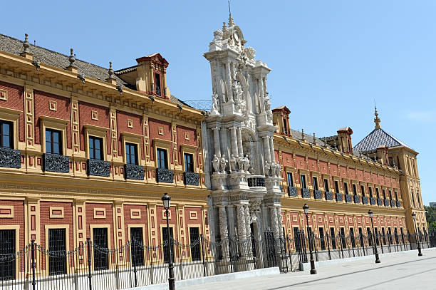 Palacio de San Telmo in the Spanish city of Sevilla is the seat of the presidency of the Andalusian Autonomous Government.