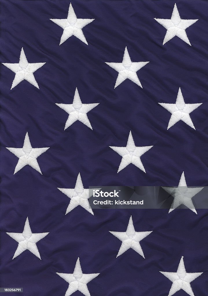 Bandiera americana stelle - Foto stock royalty-free di A forma di stella