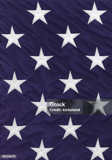 Bandiera Americana Stelle - Fotografie stock e altre immagini di A forma di stella - A forma di stella, Bandiera degli Stati Uniti, Ricamo