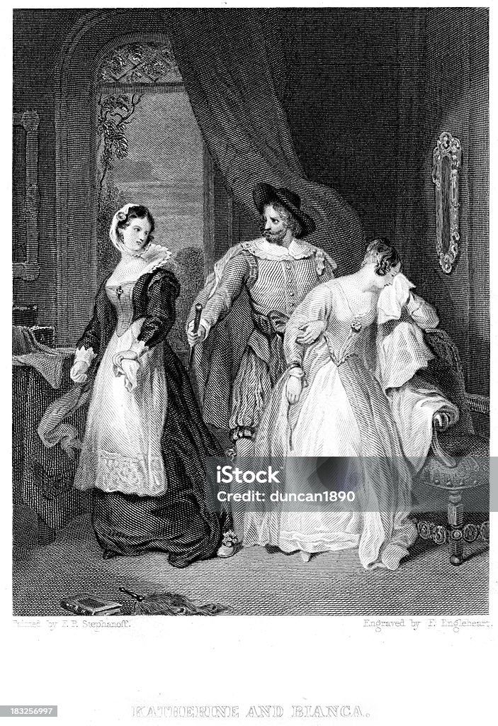 Katherine et Bianca - Illustration de Dompteur libre de droits