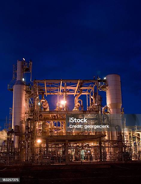 Industrial Site In Der Dämmerung Stockfoto und mehr Bilder von Erdgas - Erdgas, Vereinigtes Königreich, Arbeiten