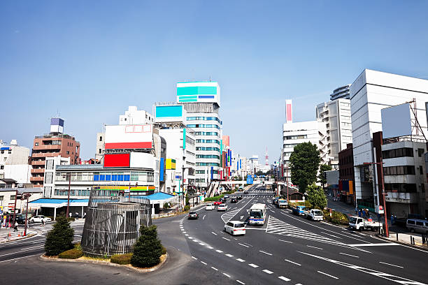 Mito City Center in Japan  mito ibaraki stock pictures, royalty-free photos & images